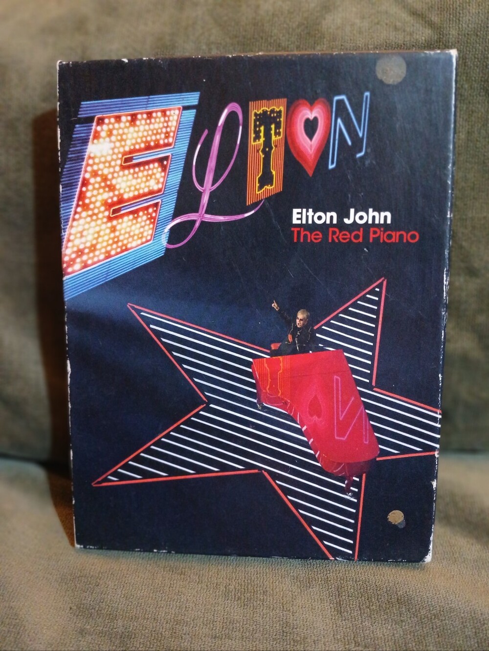 Elton John "The Red Piano" Vintage Concert Program